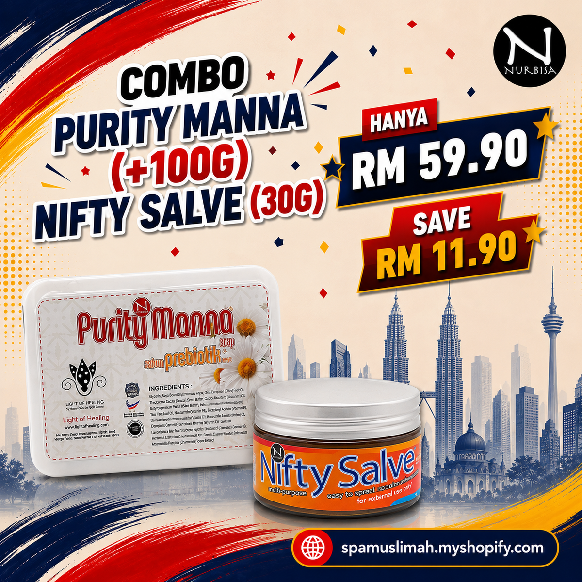 Merdeka Sale 26 (Purity Manna & Nifty Salve)