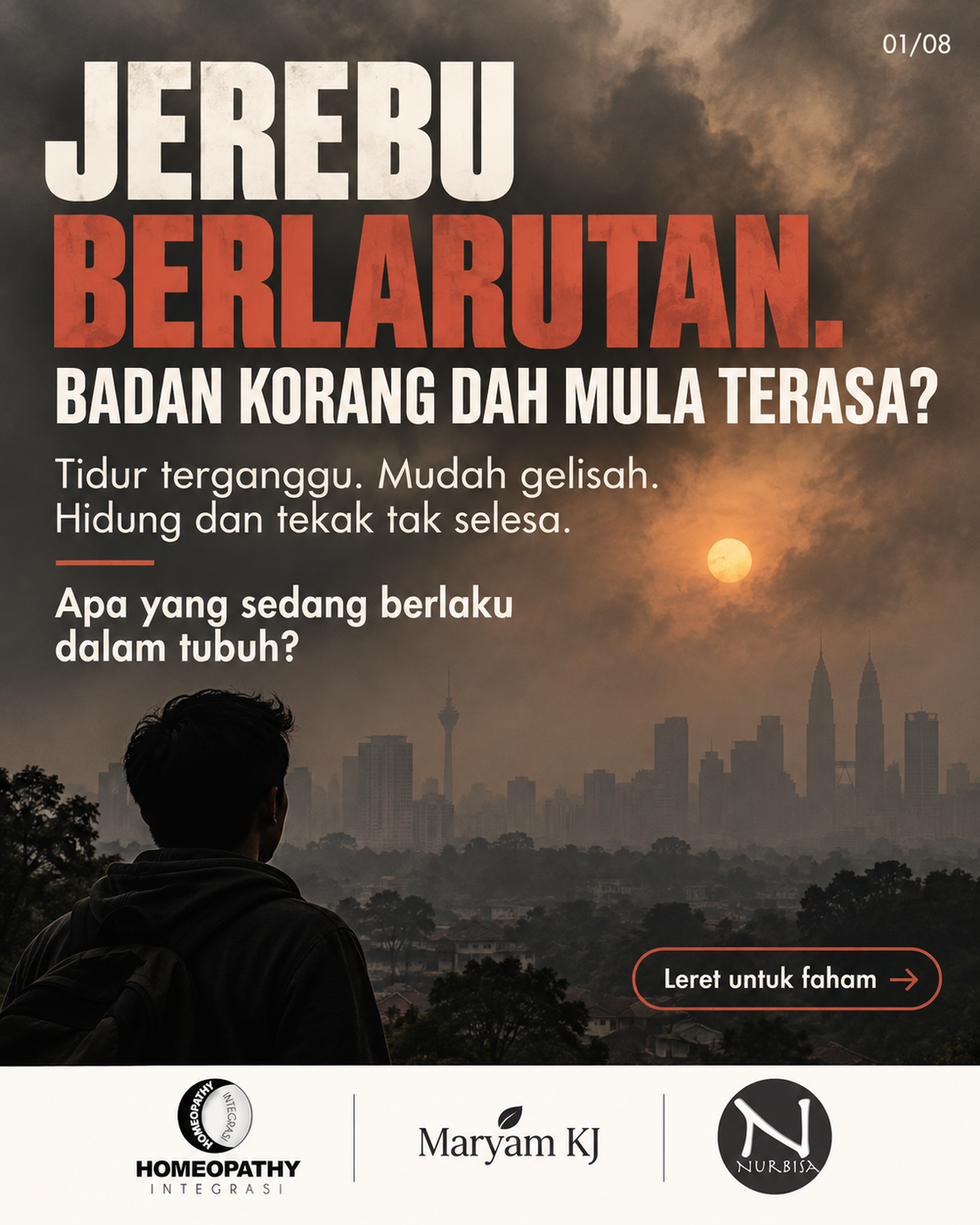 Jerebu Berpanjangan: Kenapa Badan Rasa Tak Sedap, Tidur Terganggu dan Mudah Gelisah?
