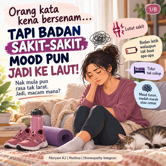 Badan Sakit, Mood Ke Laut. Nak Bersenam Pun Rasa Tak Larat!