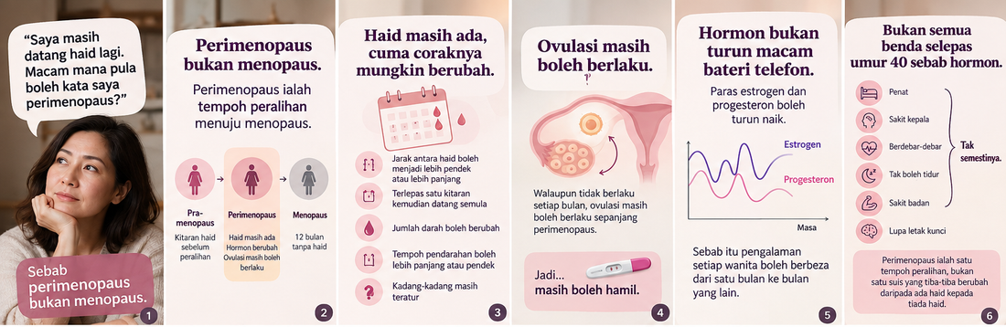 Perimenopaus Bukan Menopaus: Masih Haid dan Masih Boleh Hamil