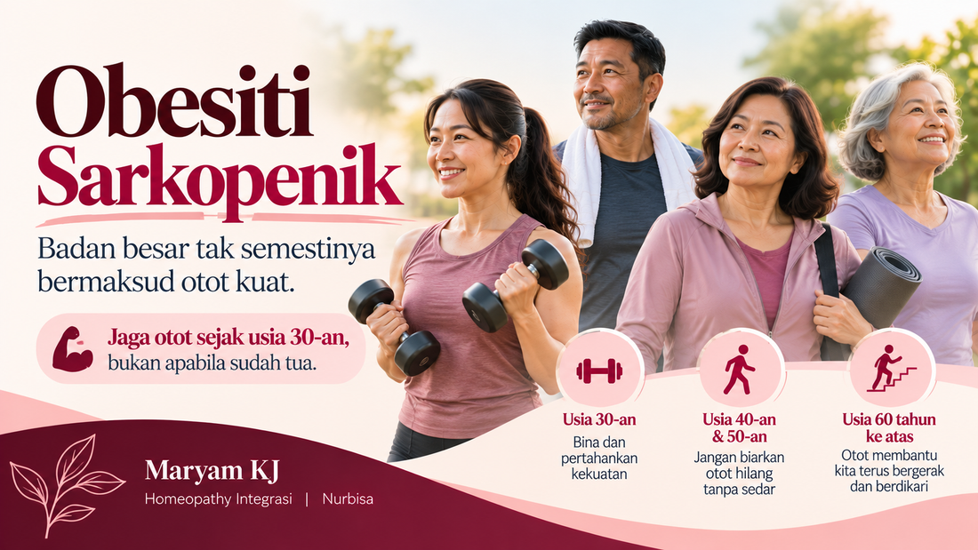 Obesiti Sarkopenik: Bila Berat Badan Tinggi, Tetapi Otot Semakin Hilang