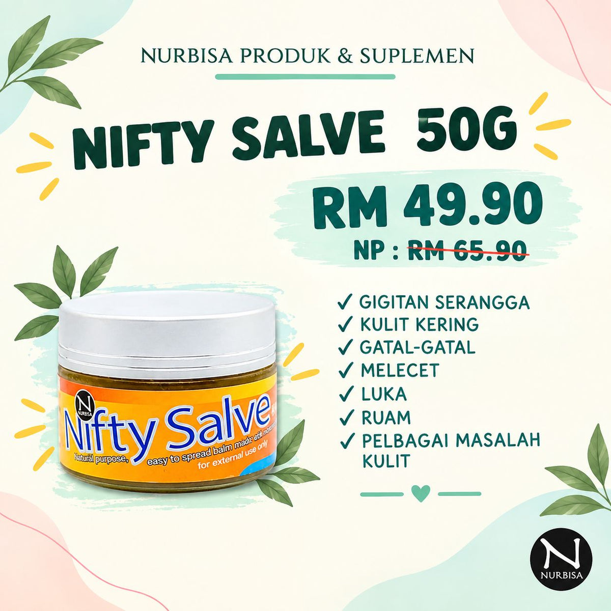 ECZEMA AWARENESS NIFTY SALVE 50G