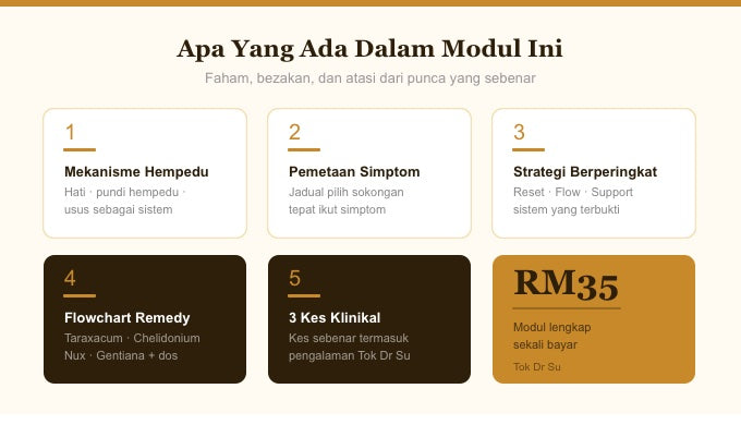 Protokol Hati & Hempedu: Punca Tersembunyi di Sebalik Masalah Perut