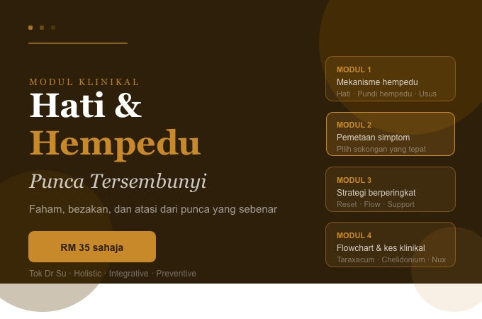 Protokol Hati & Hempedu: Punca Tersembunyi di Sebalik Masalah Perut